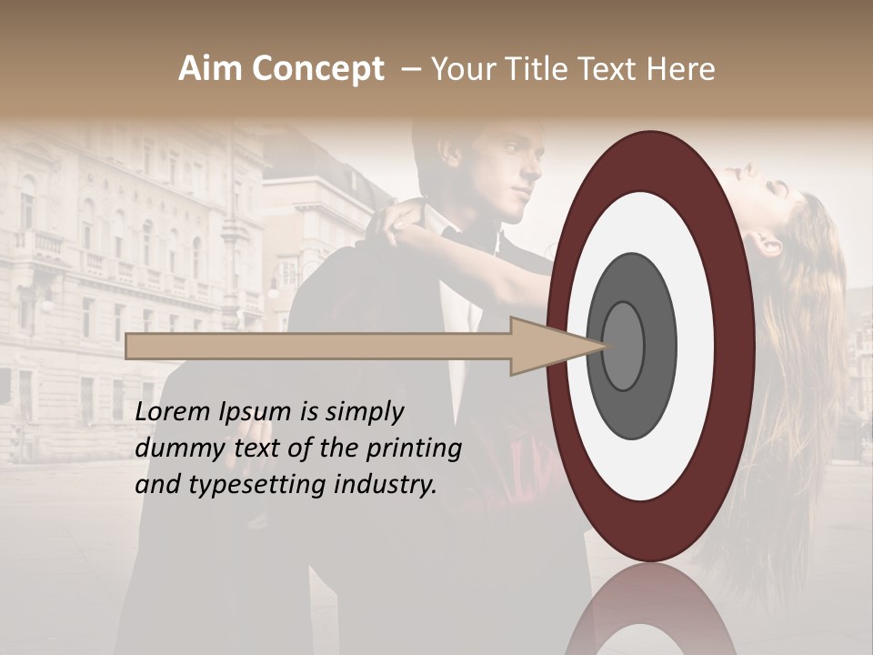 Boyfriend Love Touch PowerPoint Template