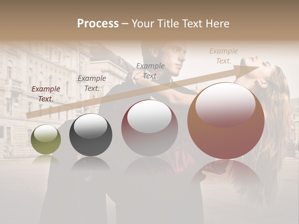 Boyfriend Love Touch PowerPoint Template