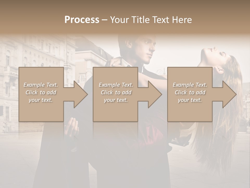 Boyfriend Love Touch PowerPoint Template