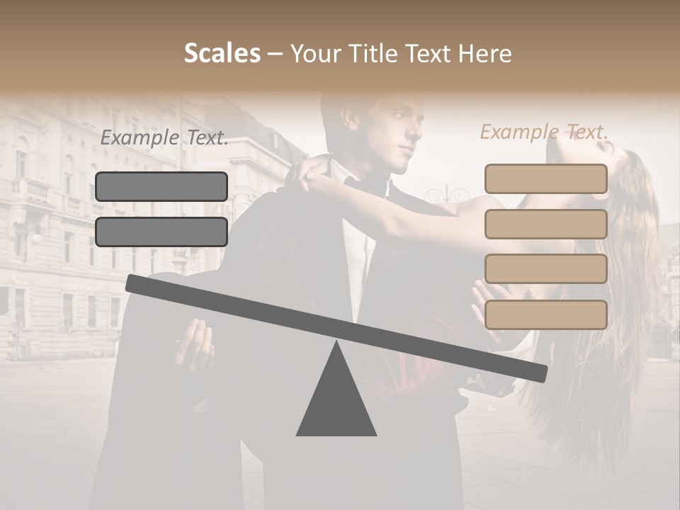 Boyfriend Love Touch PowerPoint Template