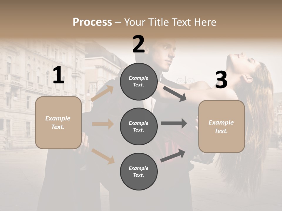 Boyfriend Love Touch PowerPoint Template