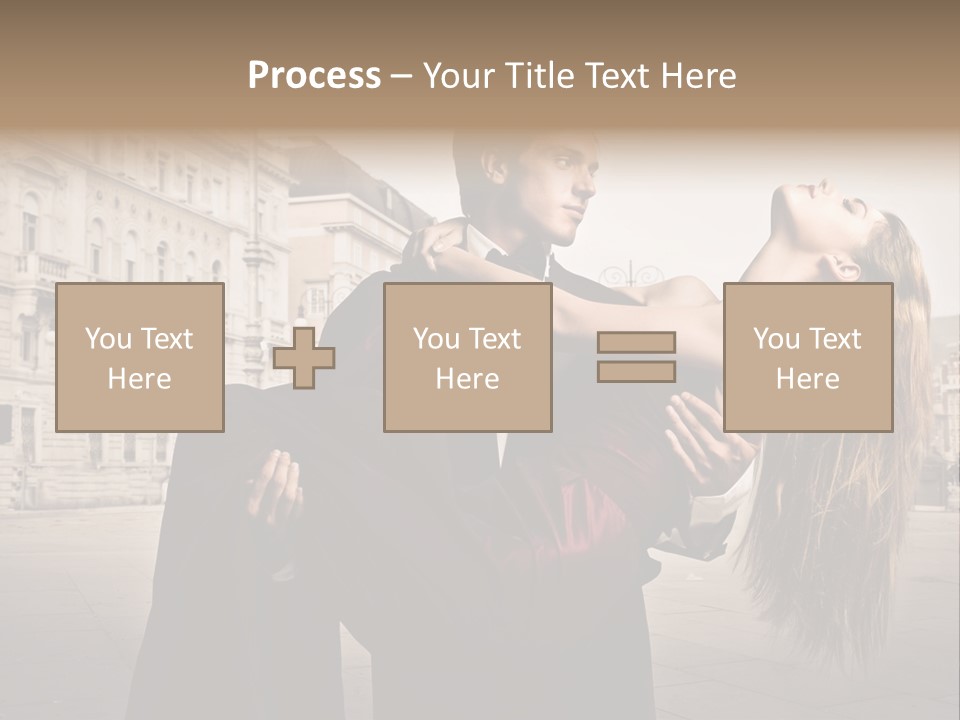 Boyfriend Love Touch PowerPoint Template