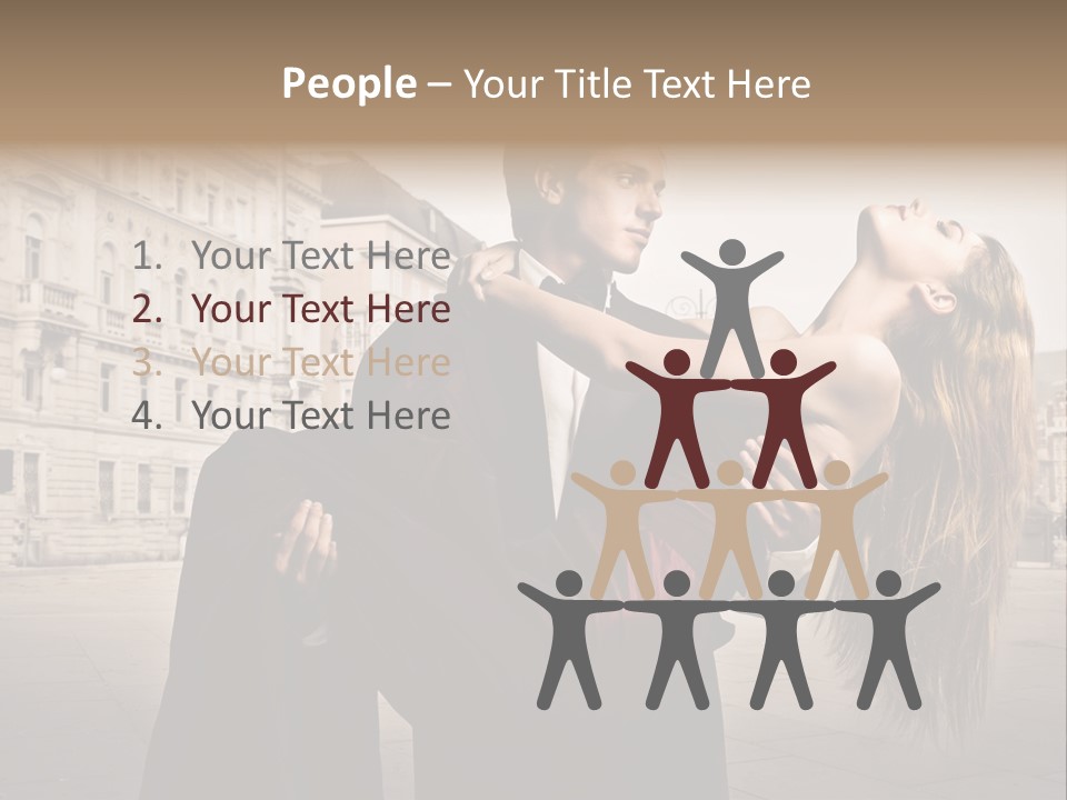 Boyfriend Love Touch PowerPoint Template