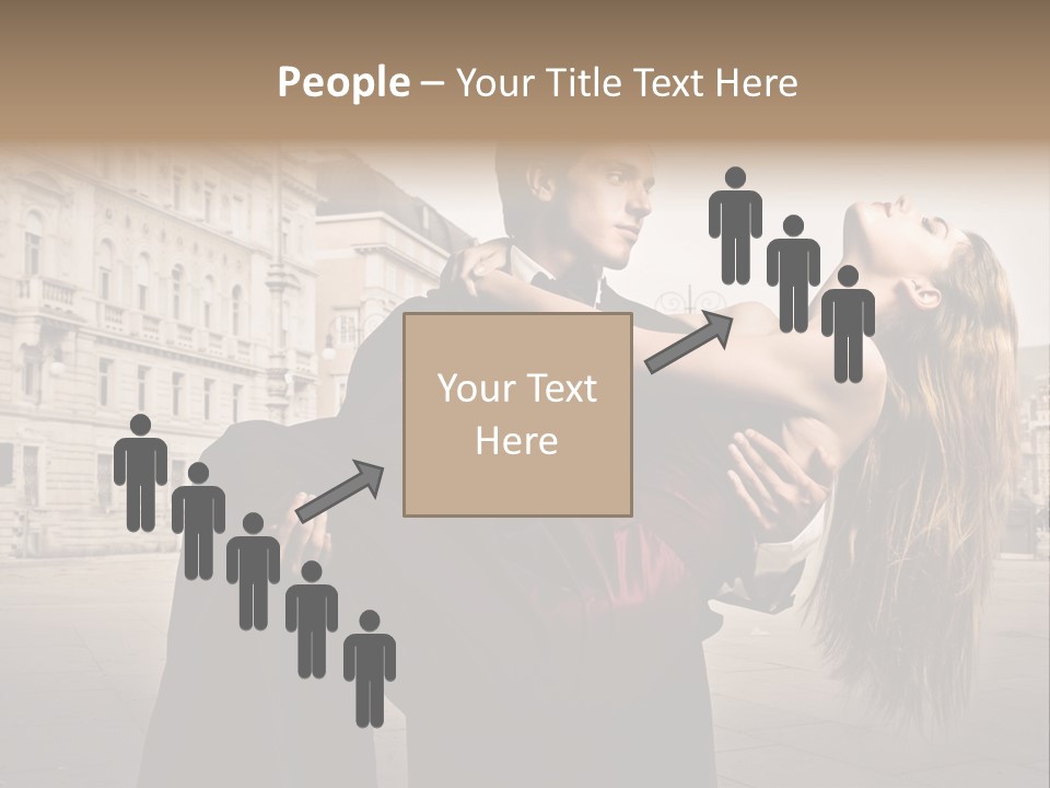 Boyfriend Love Touch PowerPoint Template