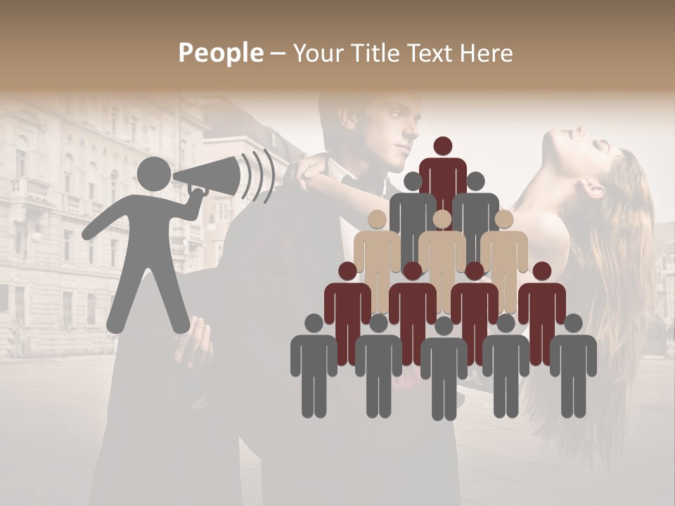 Boyfriend Love Touch PowerPoint Template