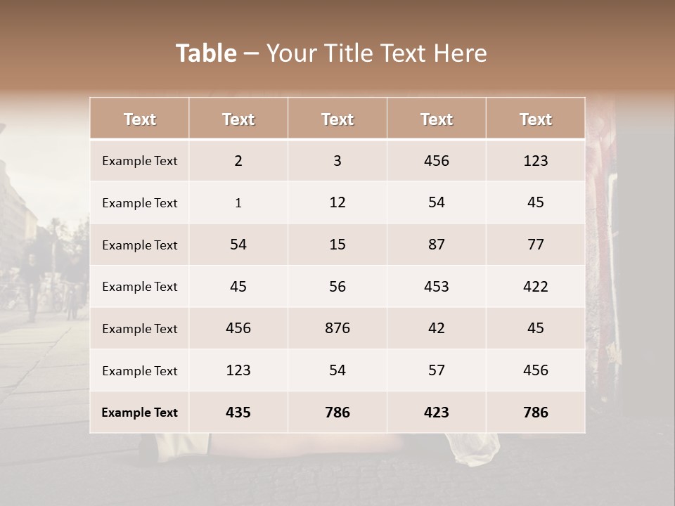 See Wall Caucasian PowerPoint Template