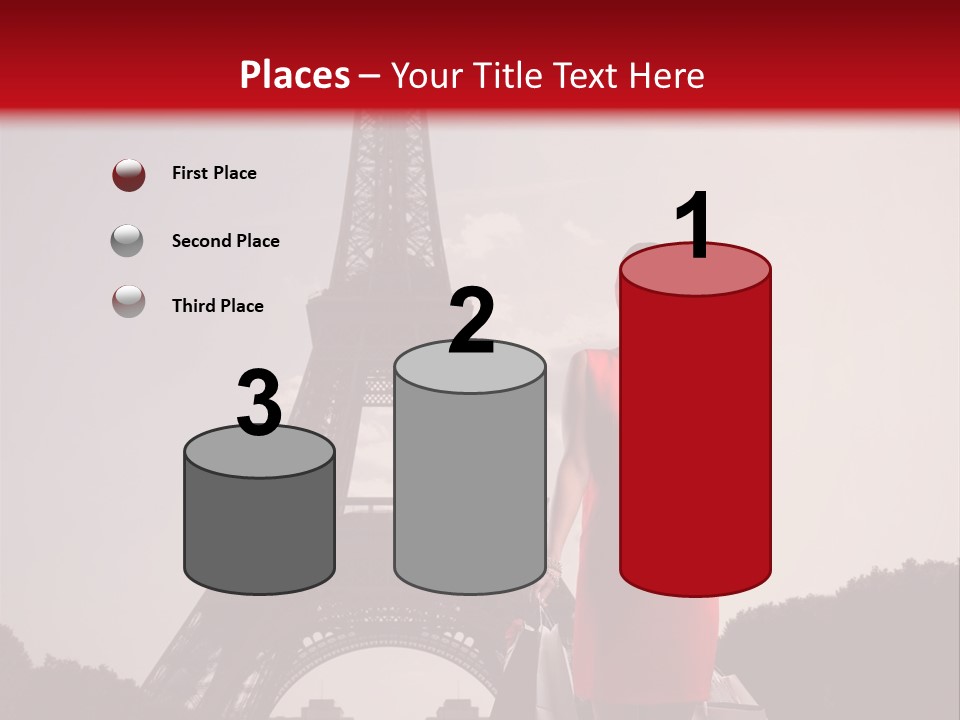 Rich Walk Dress PowerPoint Template