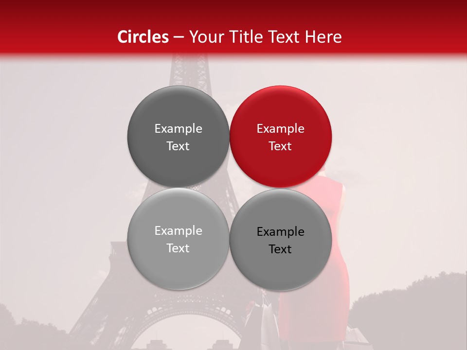 Rich Walk Dress PowerPoint Template