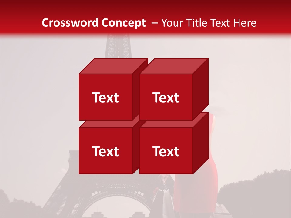 Rich Walk Dress PowerPoint Template