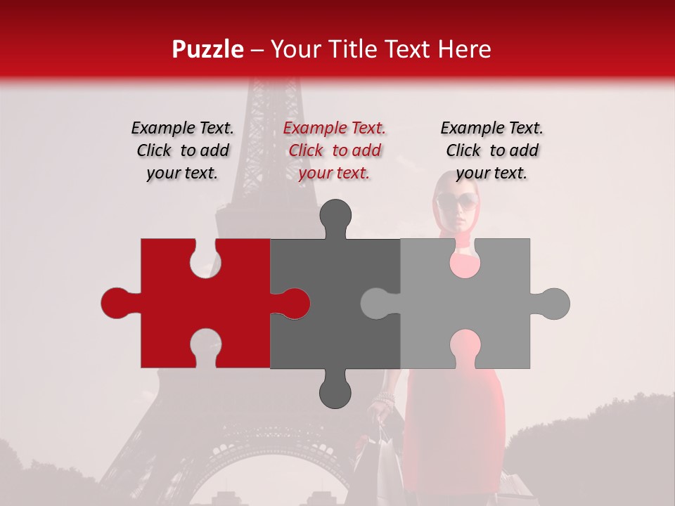 Rich Walk Dress PowerPoint Template