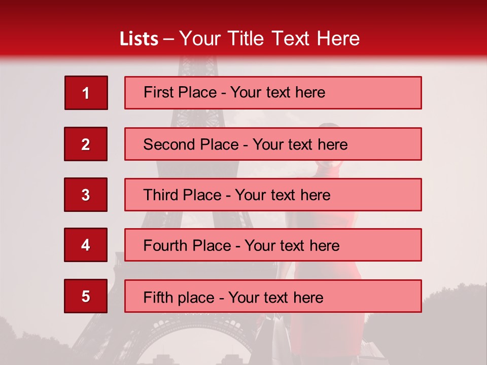 Rich Walk Dress PowerPoint Template