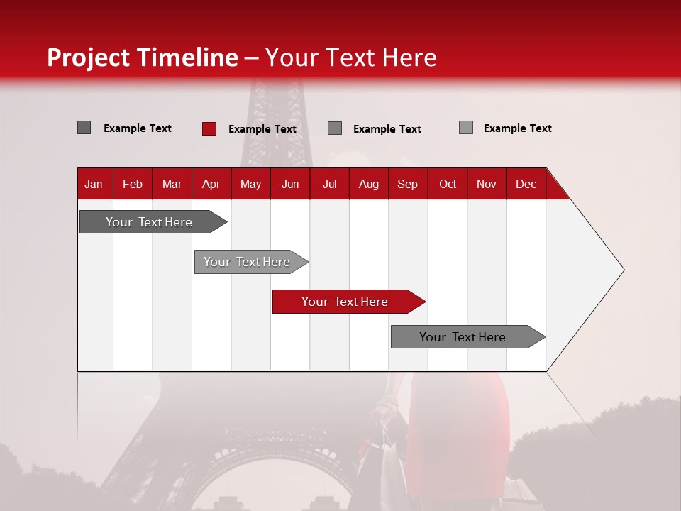 Rich Walk Dress PowerPoint Template