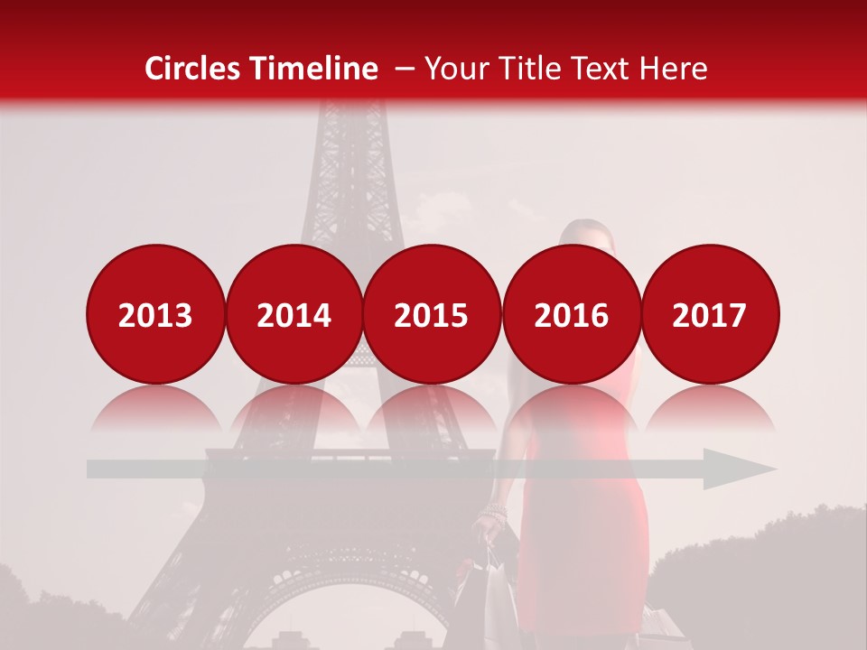 Rich Walk Dress PowerPoint Template