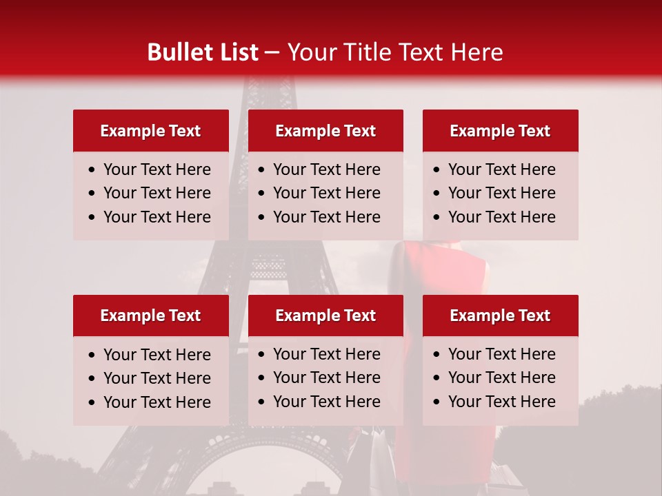 Rich Walk Dress PowerPoint Template