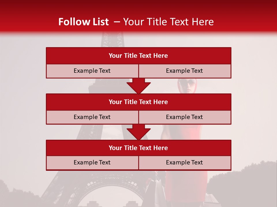 Rich Walk Dress PowerPoint Template