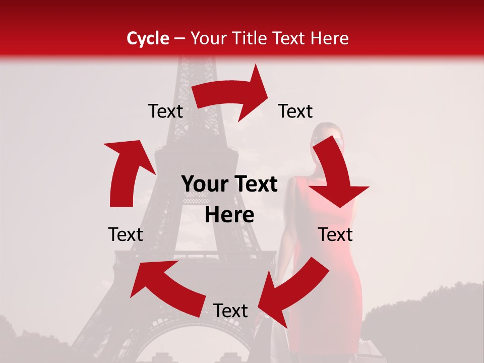 Rich Walk Dress PowerPoint Template