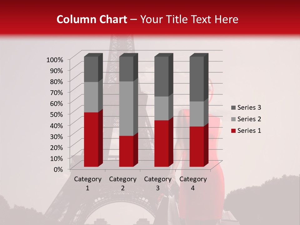 Rich Walk Dress PowerPoint Template