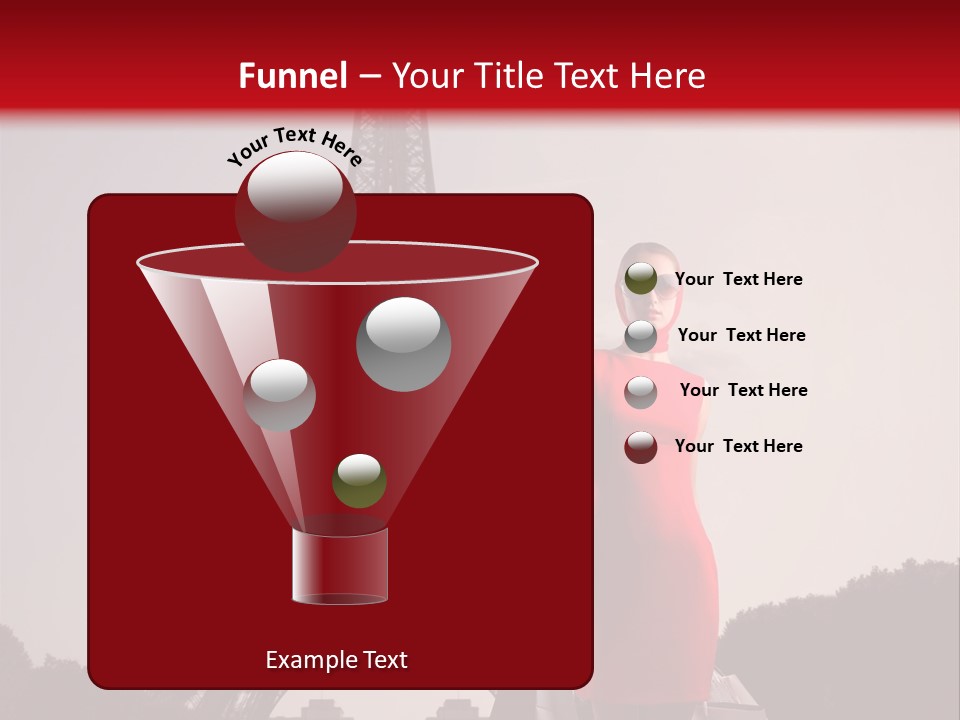 Rich Walk Dress PowerPoint Template