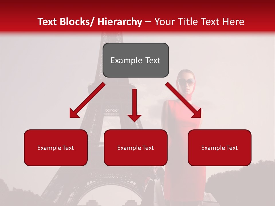 Rich Walk Dress PowerPoint Template