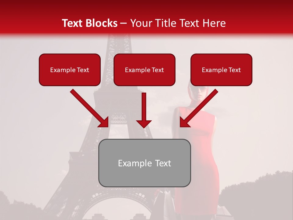 Rich Walk Dress PowerPoint Template