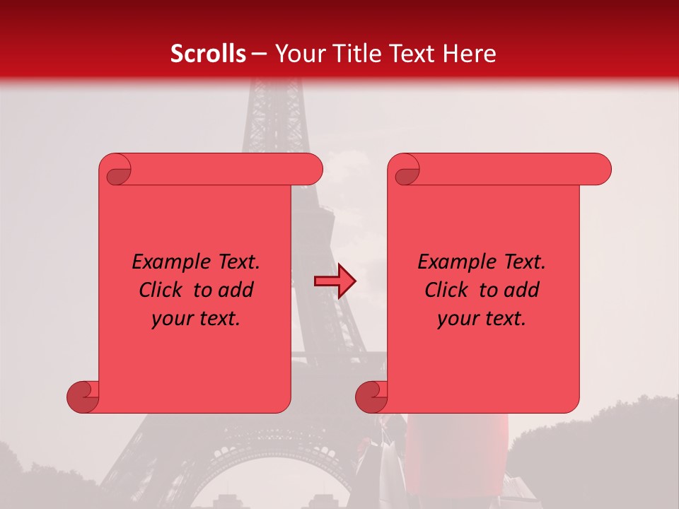 Rich Walk Dress PowerPoint Template