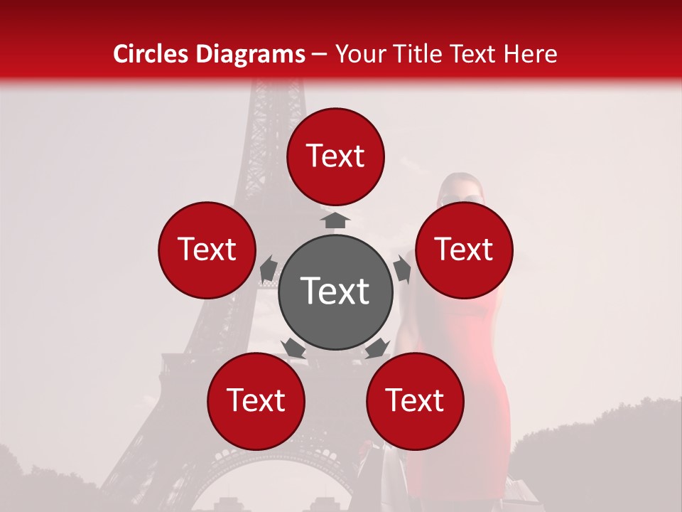 Rich Walk Dress PowerPoint Template