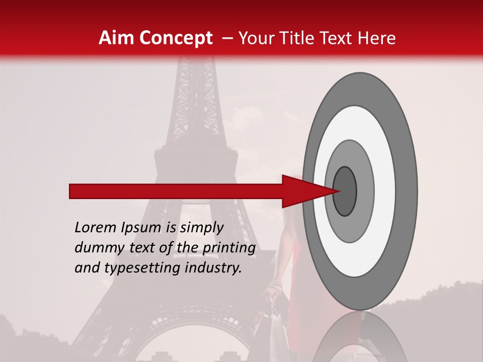 Rich Walk Dress PowerPoint Template