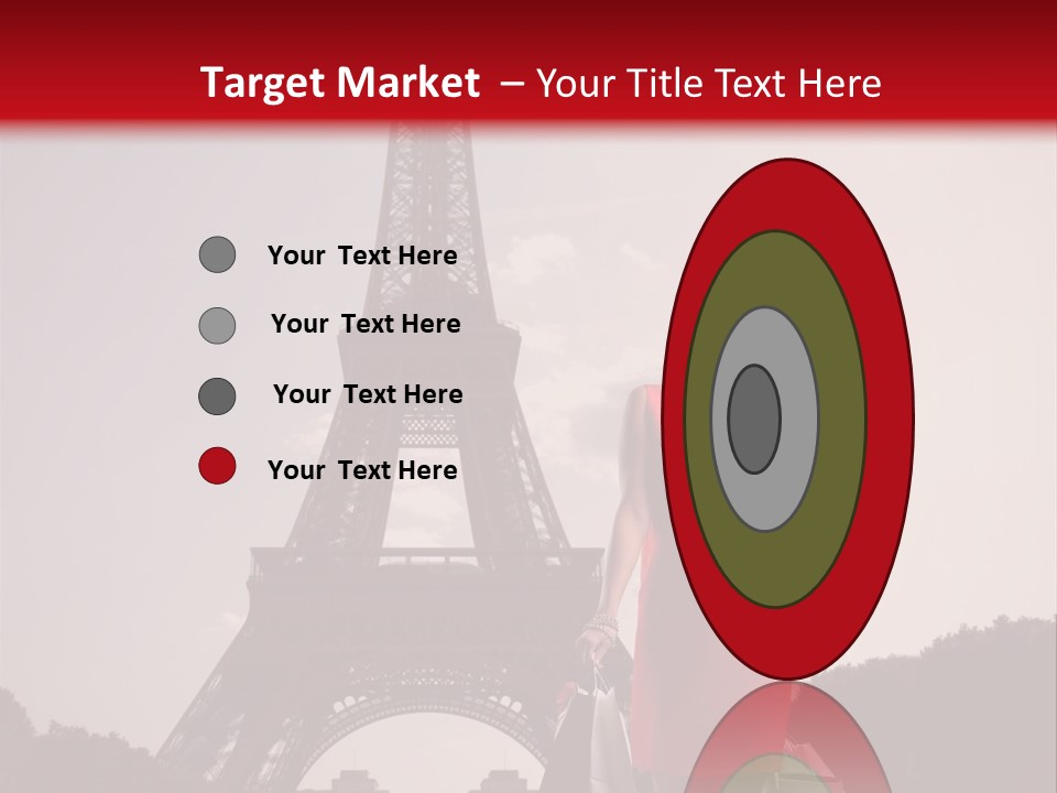 Rich Walk Dress PowerPoint Template