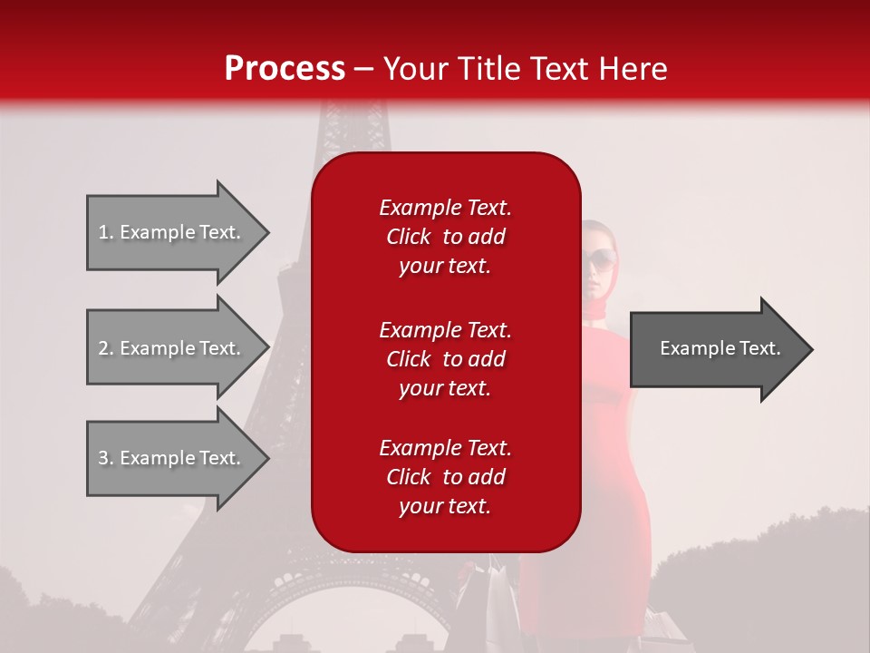 Rich Walk Dress PowerPoint Template