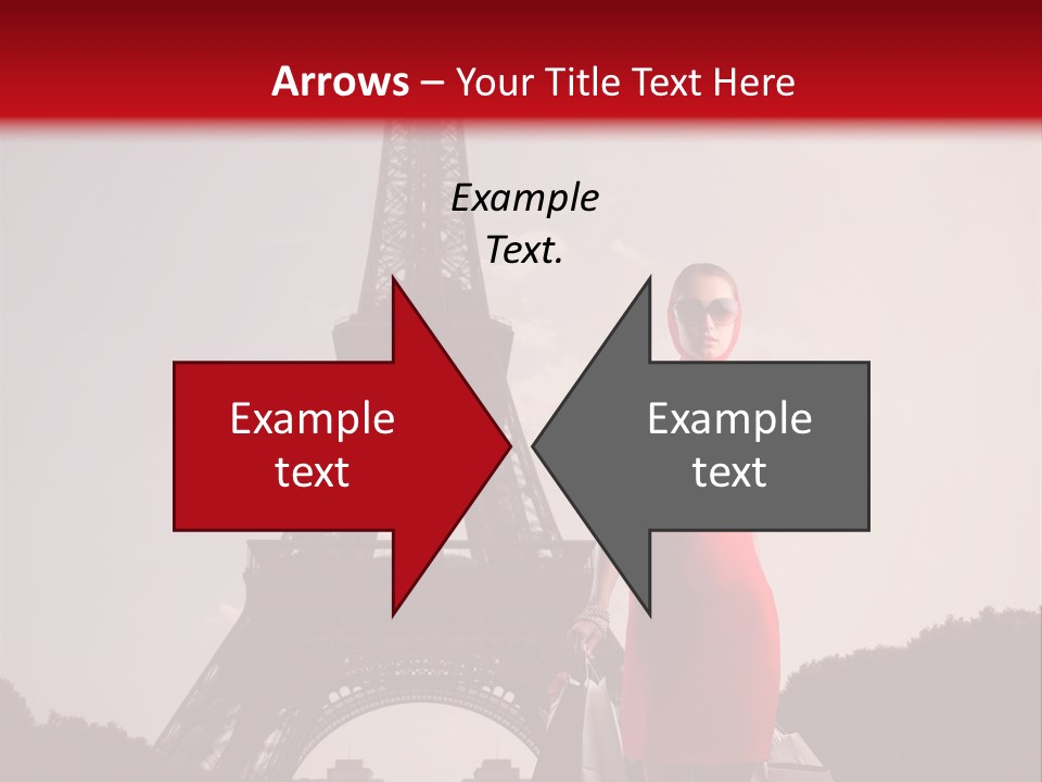 Rich Walk Dress PowerPoint Template