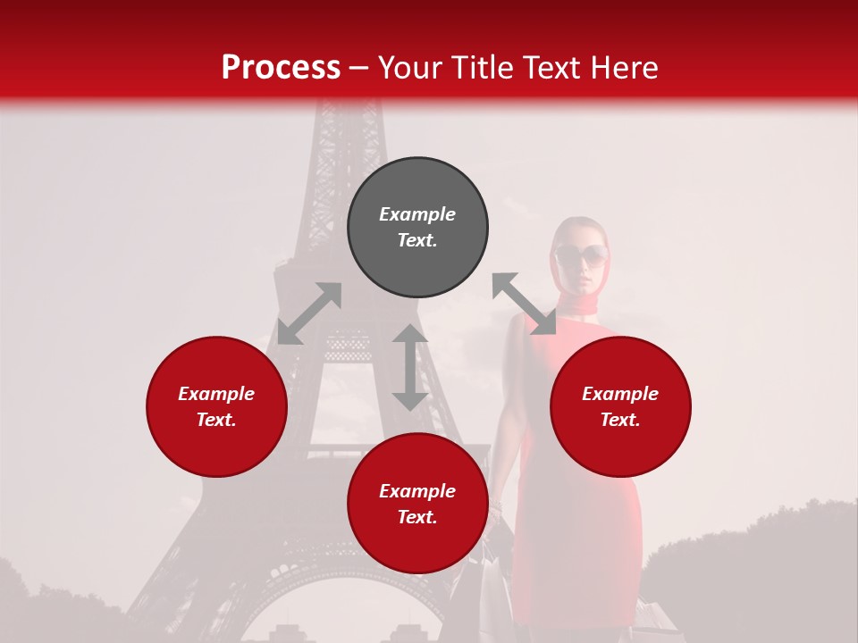 Rich Walk Dress PowerPoint Template