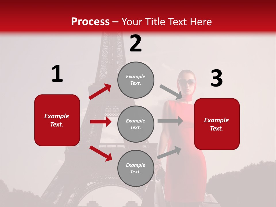 Rich Walk Dress PowerPoint Template