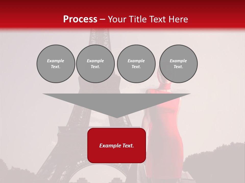 Rich Walk Dress PowerPoint Template