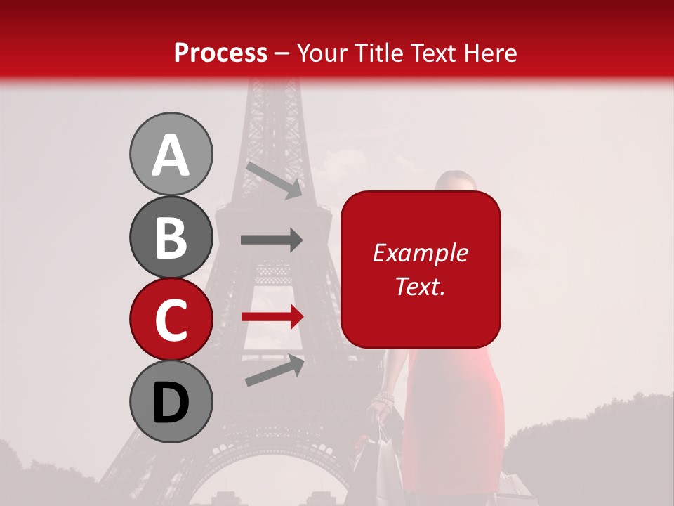 Rich Walk Dress PowerPoint Template