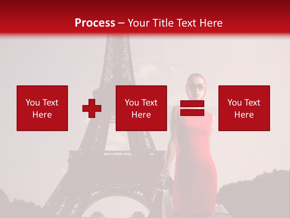 Rich Walk Dress PowerPoint Template