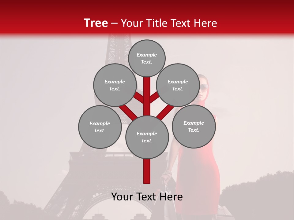 Rich Walk Dress PowerPoint Template