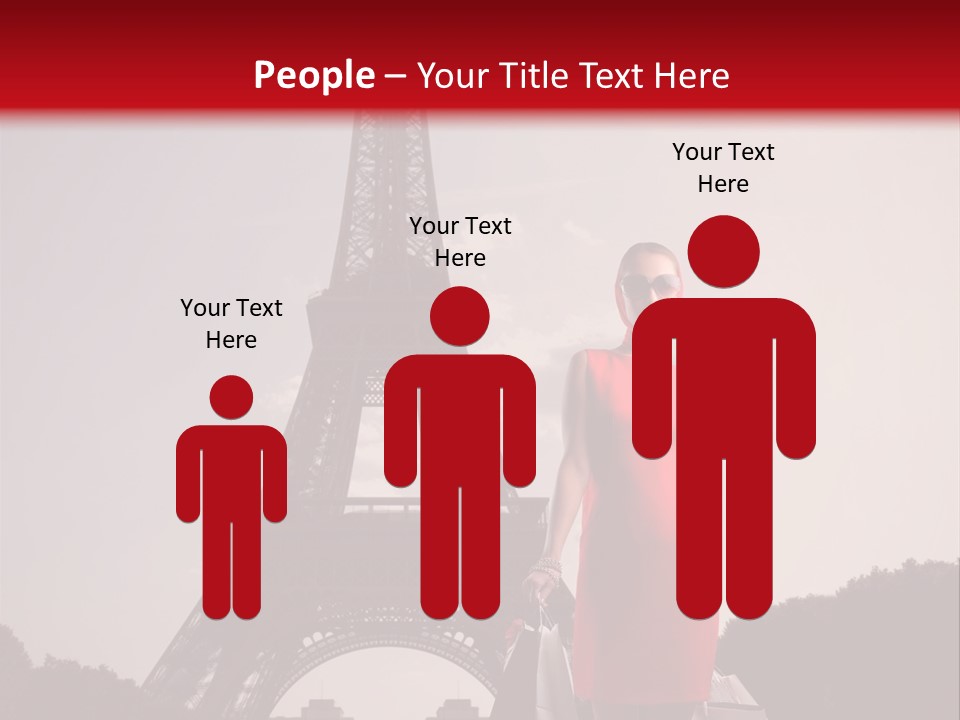 Rich Walk Dress PowerPoint Template