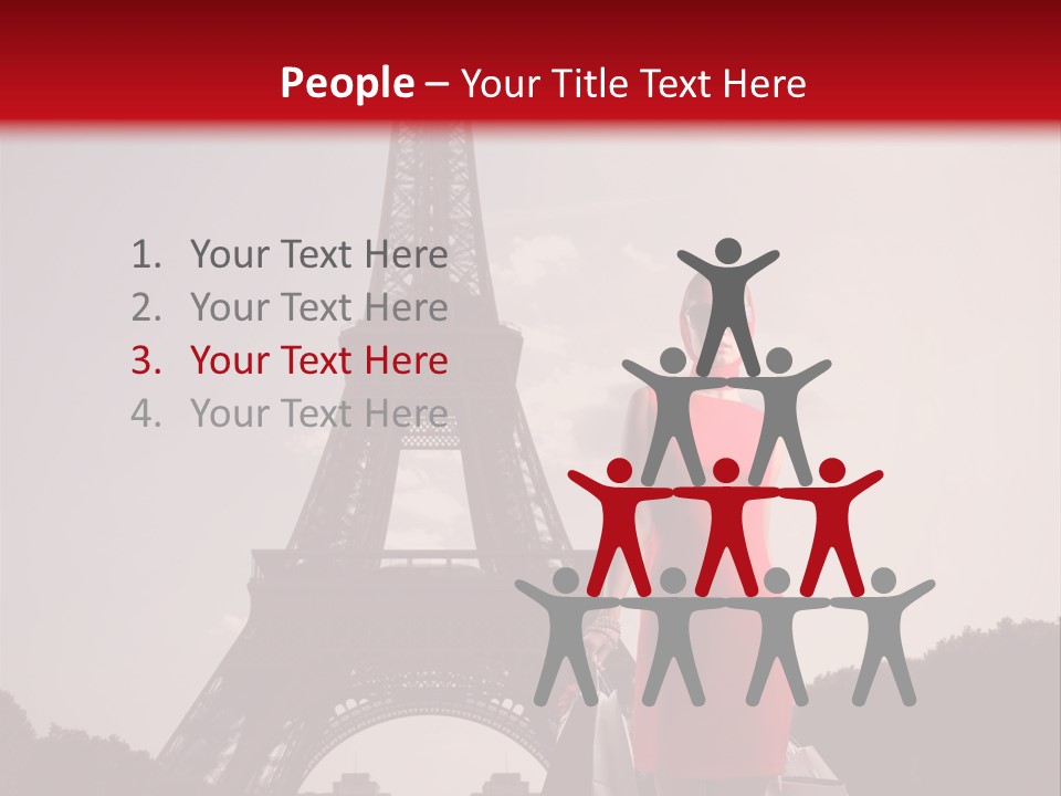 Rich Walk Dress PowerPoint Template