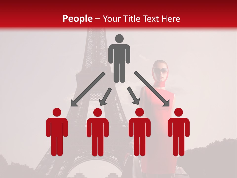 Rich Walk Dress PowerPoint Template