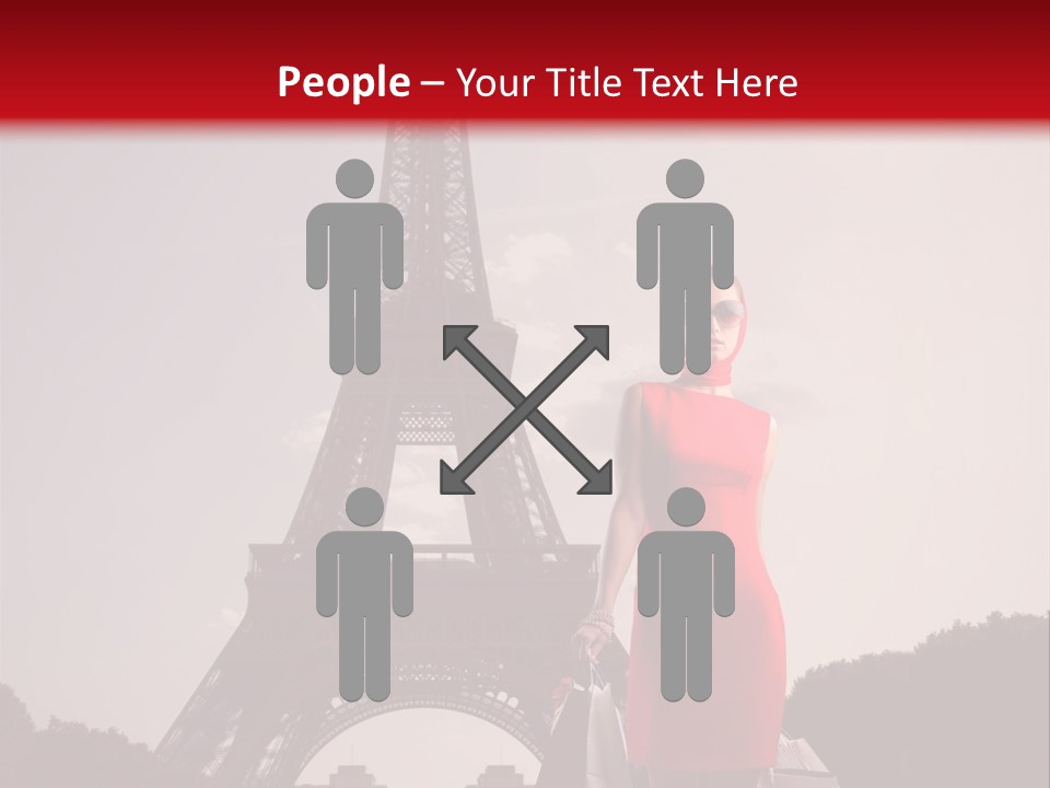 Rich Walk Dress PowerPoint Template