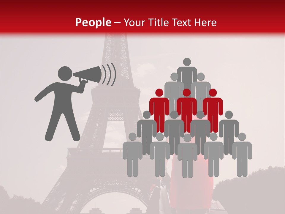 Rich Walk Dress PowerPoint Template