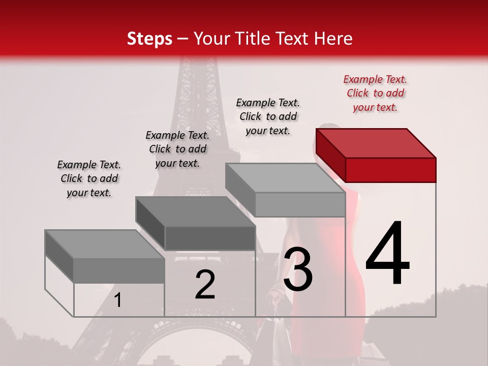 Rich Walk Dress PowerPoint Template