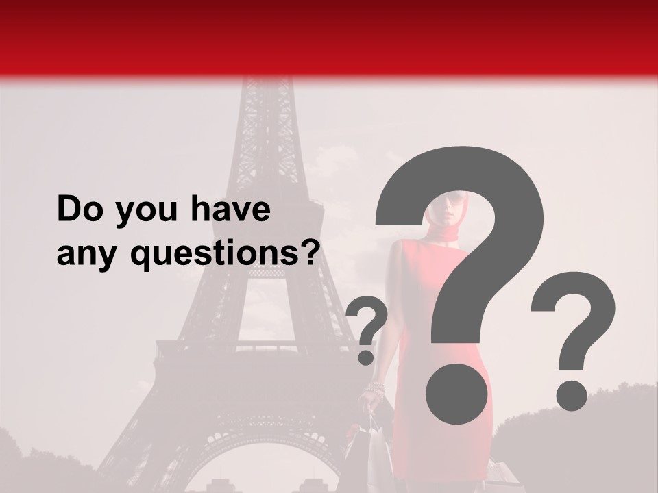 Rich Walk Dress PowerPoint Template