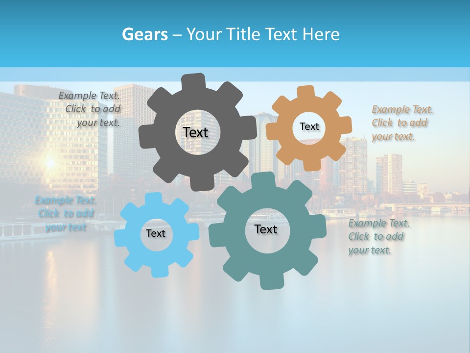 Architecture Touristique Eiffel PowerPoint Template