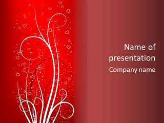 Valentine's Gift Greeting Card Valentine PowerPoint Template