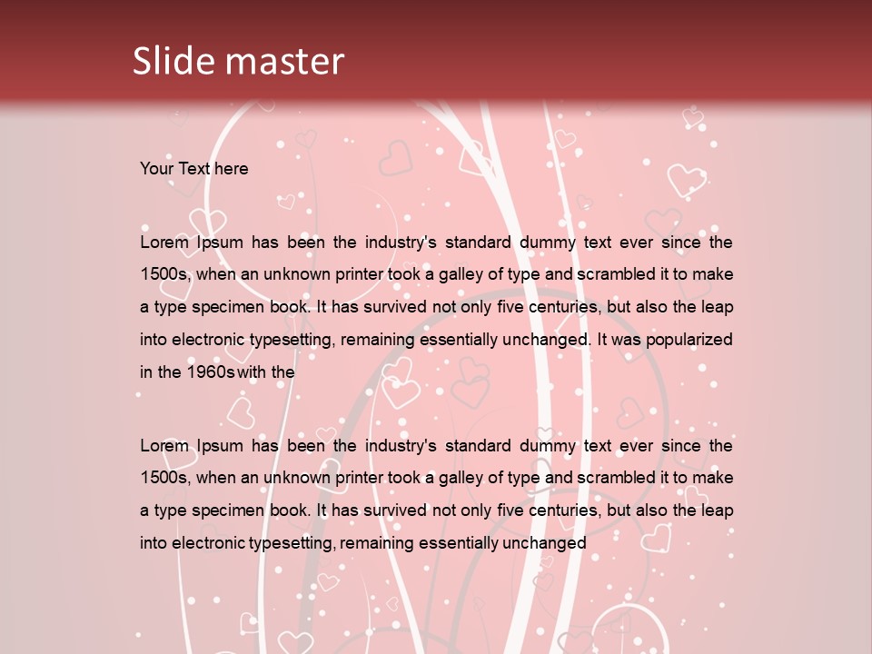 Valentine's Gift Greeting Card Valentine PowerPoint Template