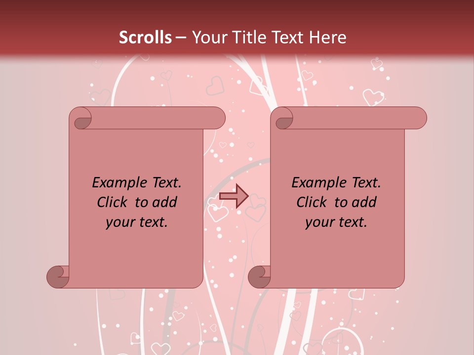 Valentine's Gift Greeting Card Valentine PowerPoint Template