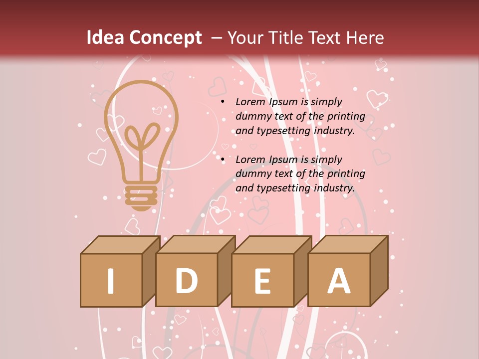 Valentine's Gift Greeting Card Valentine PowerPoint Template