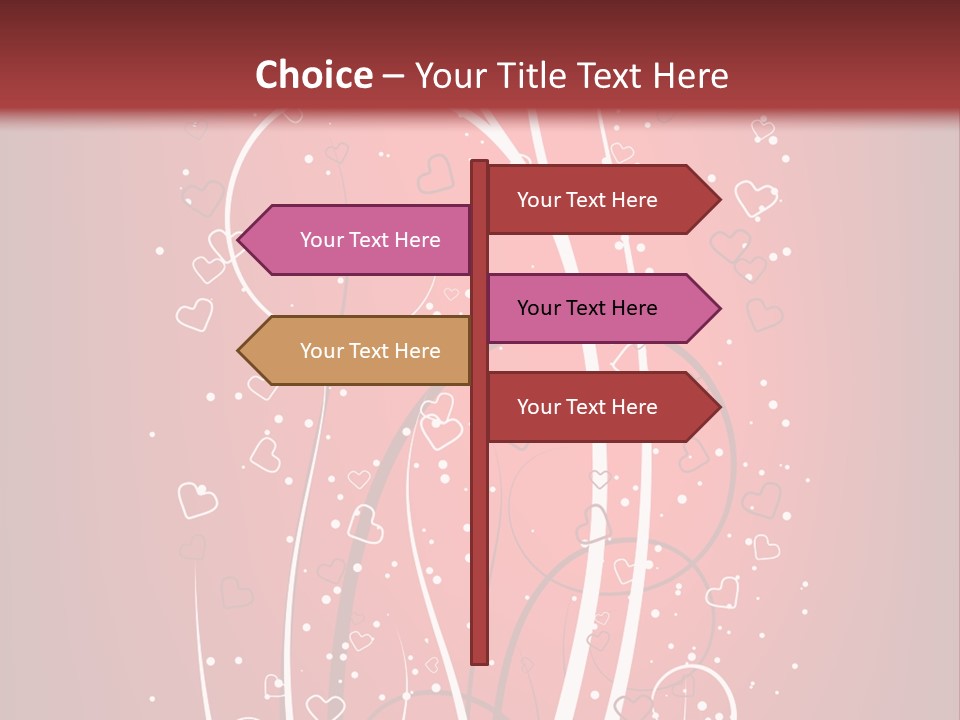 Valentine's Gift Greeting Card Valentine PowerPoint Template