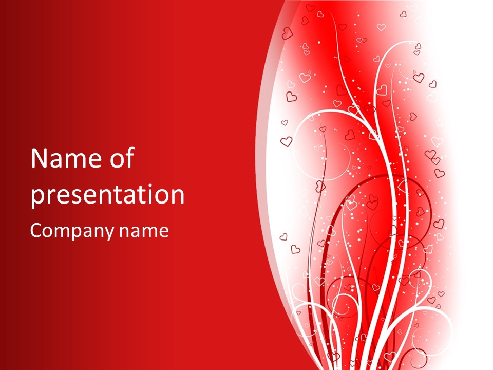 Valentine's Present Design Valentine PowerPoint Template